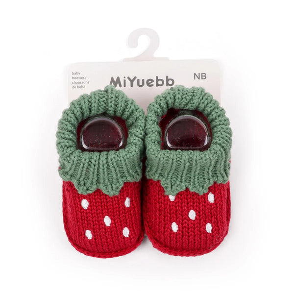 Chaussons Bébé Tricotés Motif Cartoon 0-3 Mois