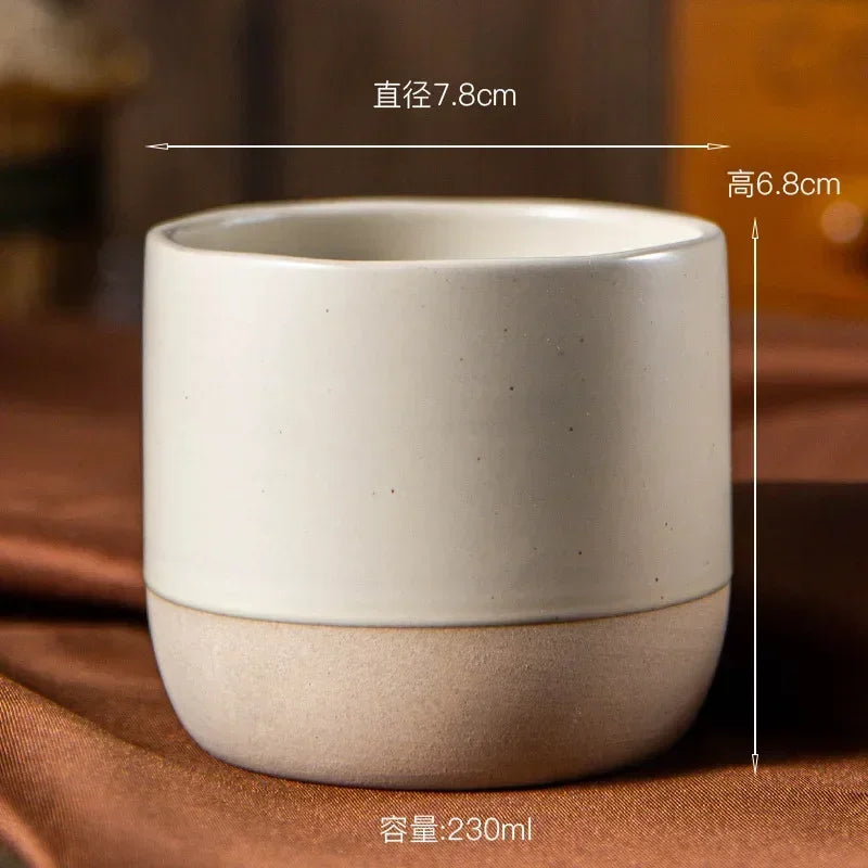 Tasse à Café Vintage en Céramique Style Japonais