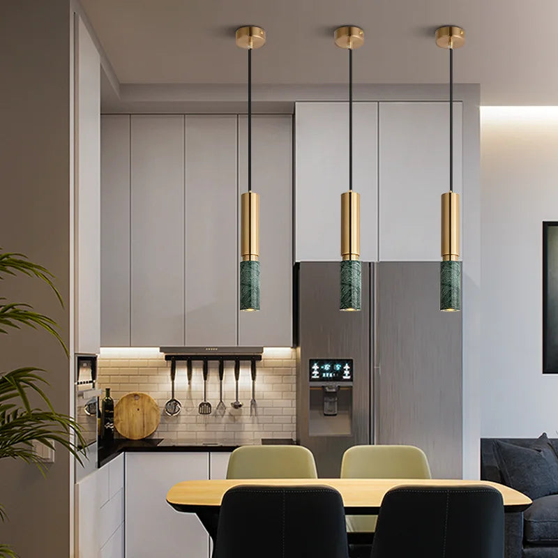 Suspension en Marbre - Design Nordique de Luxe