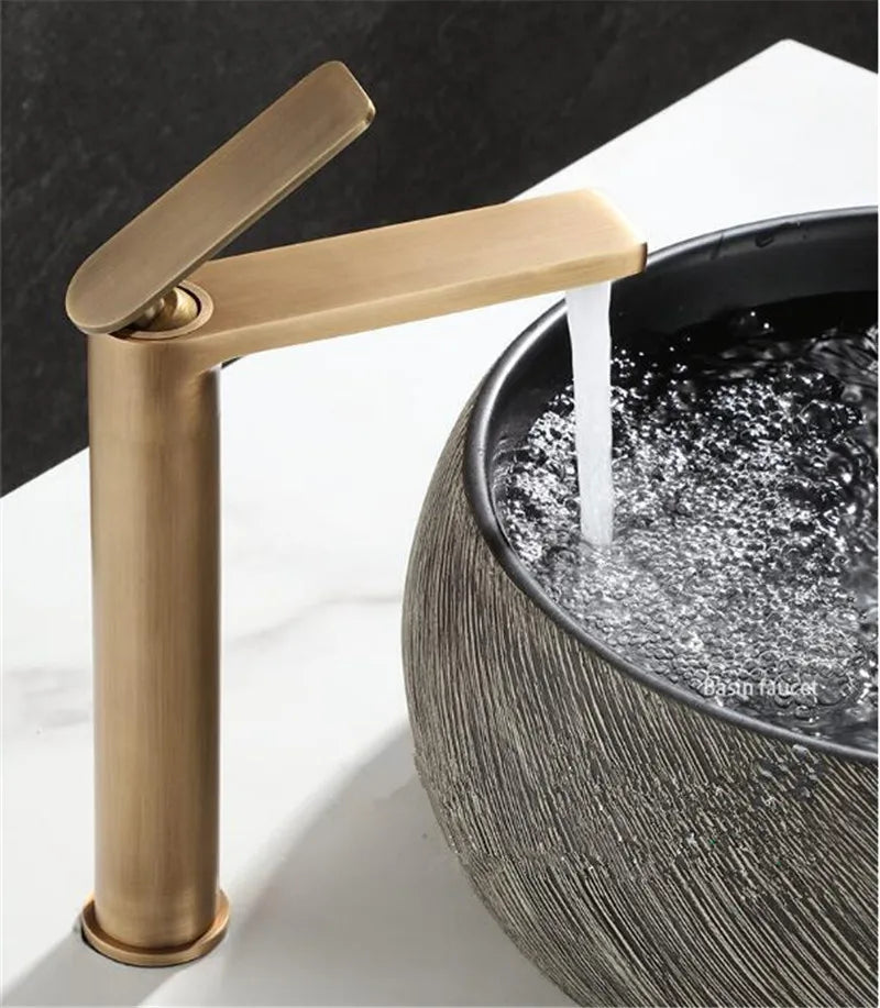 Robinet de Lavabo Bronze Antique Style Classique