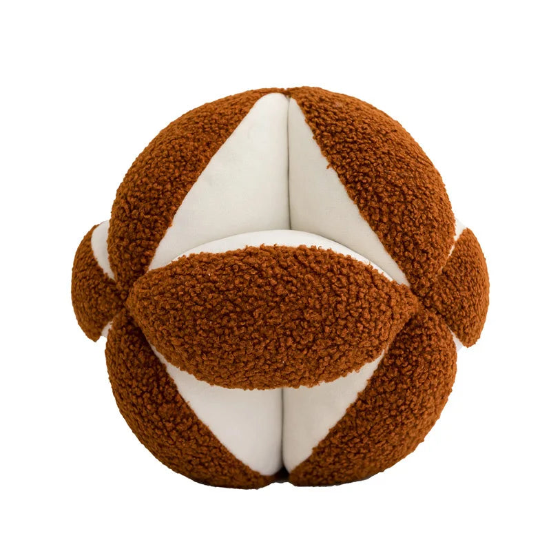 Coussin Rond Monogramme - Style Rétro Français Chic