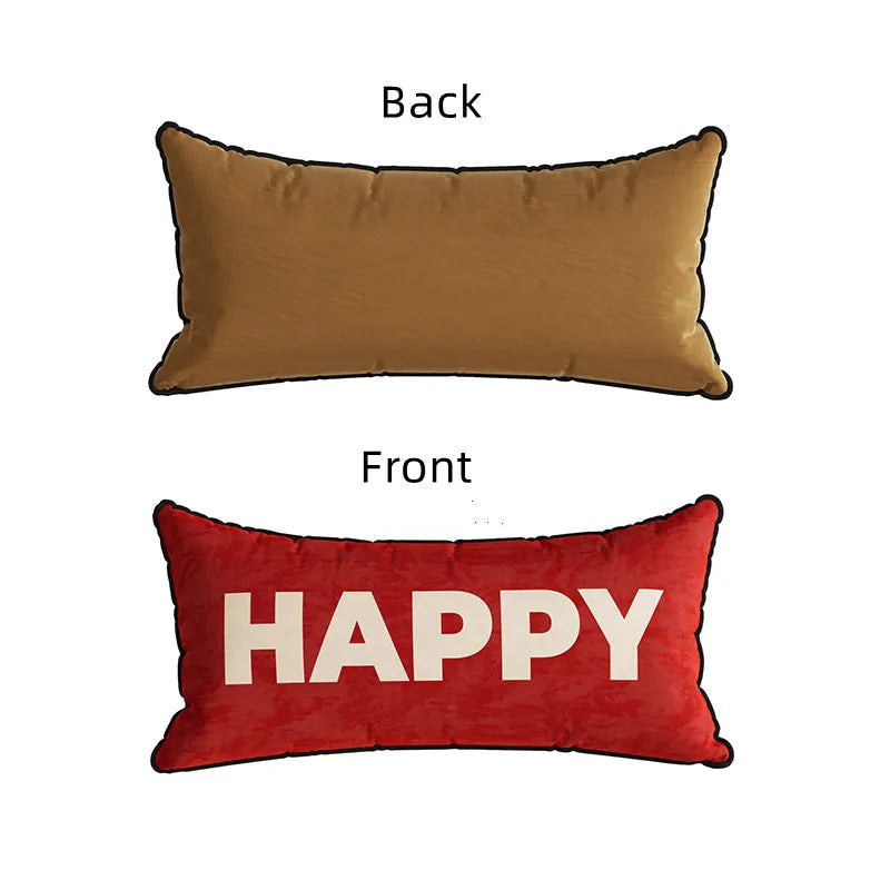 Striped Velvet Cushion Cover – Rectangle Throw Pillowcase, 30x70cm