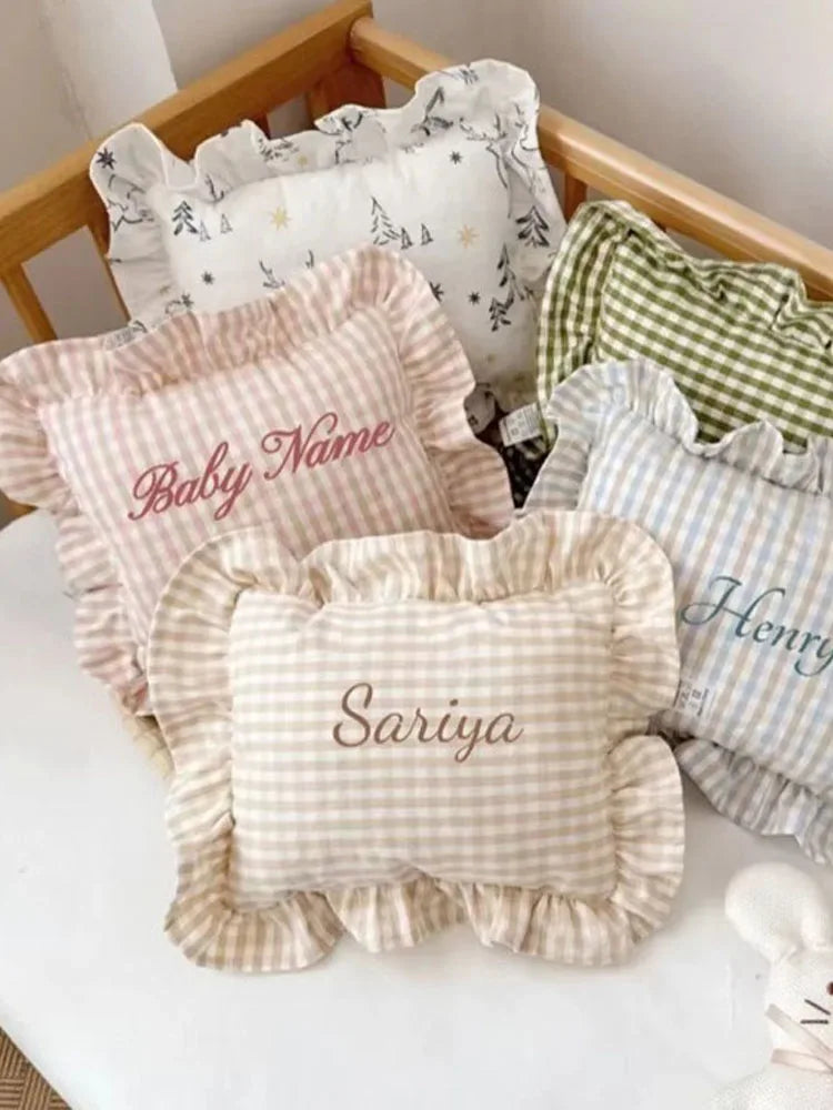 Coussin Bébé Personnalisable à Volants