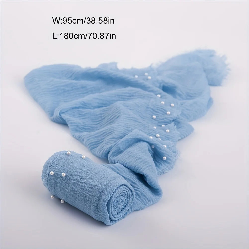 Tapis d'Éveil Rond Dentelle en Coton