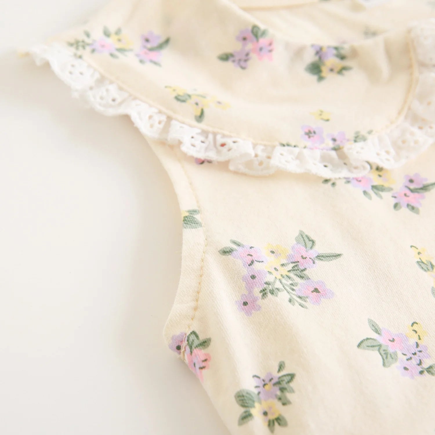 Body Bébé Fille Motif Fleurs Été