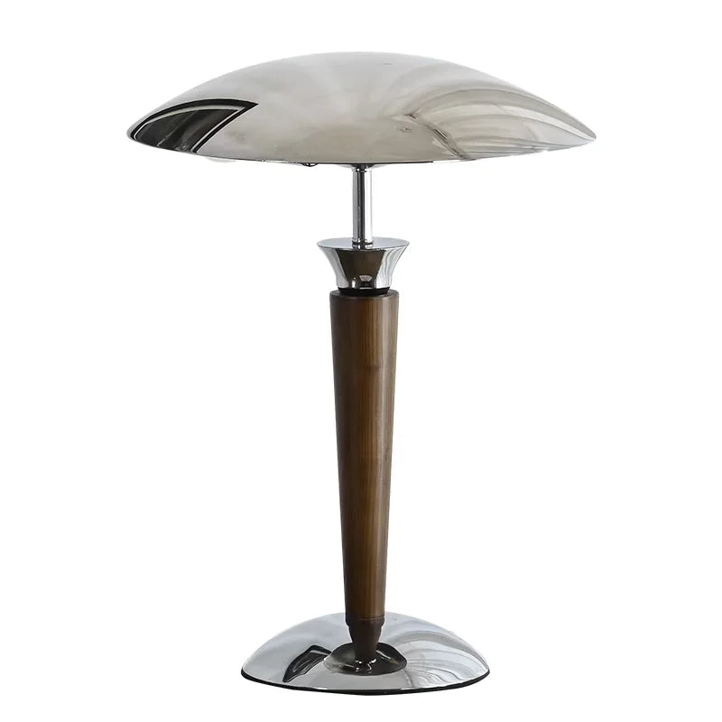 Lampe sur Pied Industrielle - Bois et Métal Vintage