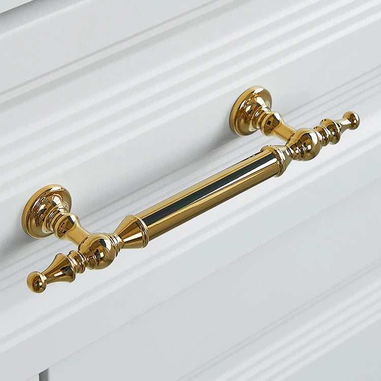 Bright Gold Handle – French Luxe Cabinet Pull