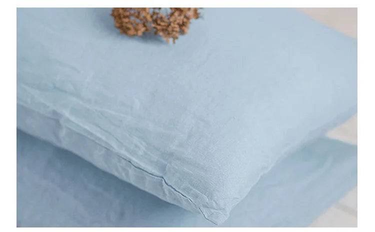 Housse de Coussin en Lin Naturel