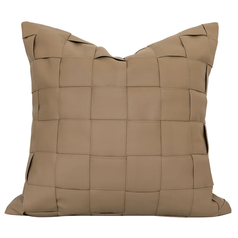 Housse de Coussin Écossaise Style Français Haut de Gamme