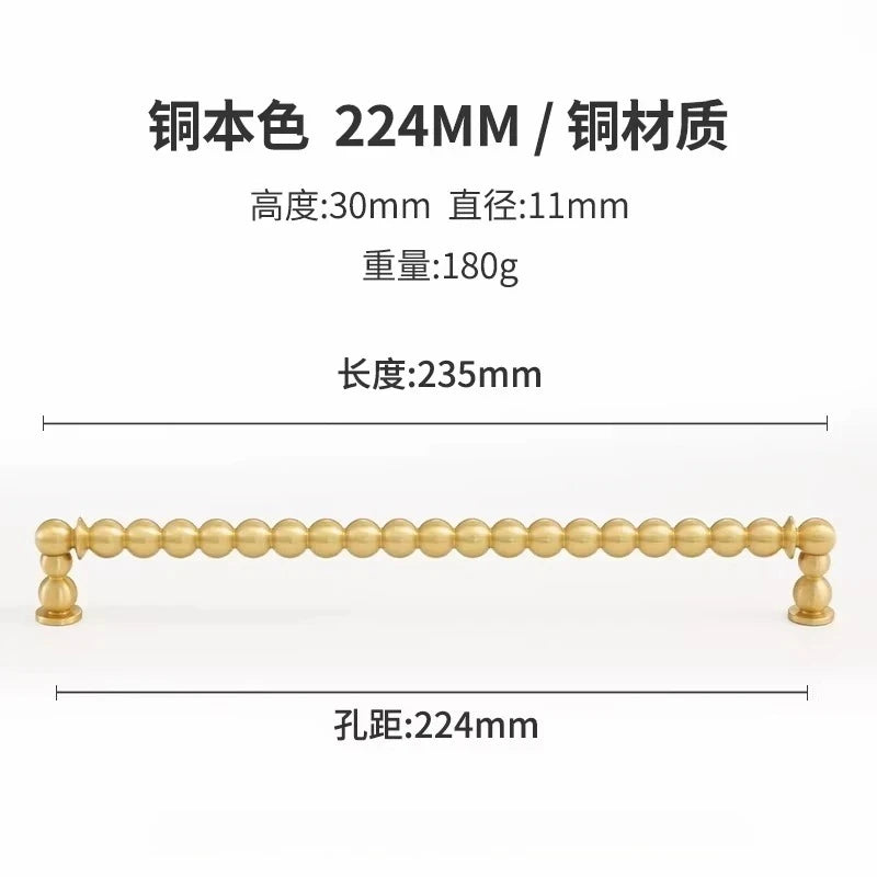 Brass Cabinet Knob – European Style