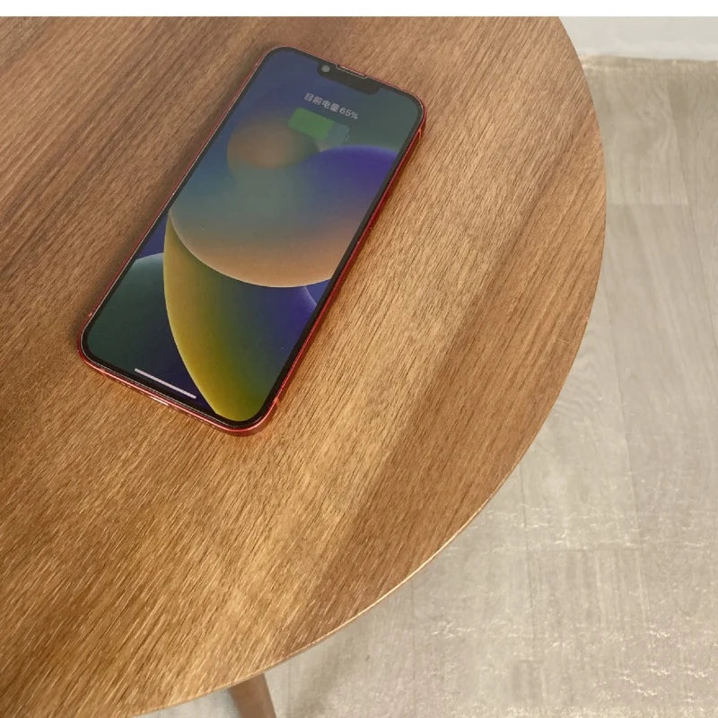 Table Basse Connectée - Chargeur Sans Fil et Enceinte Bluetooth