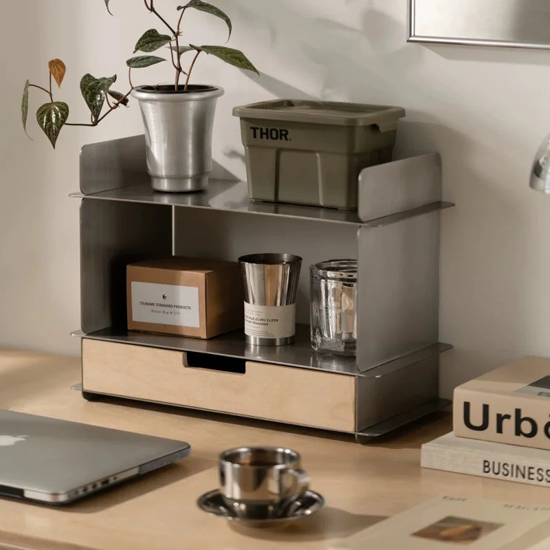 Bauhaus Storage Shelf – Minimalist Display & Perfume Rack, 40x29x18cm