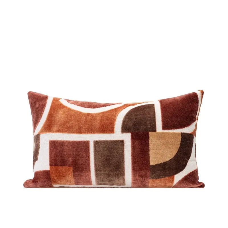 Housse de Coussin Géométrique Art Contemporain Abstrait