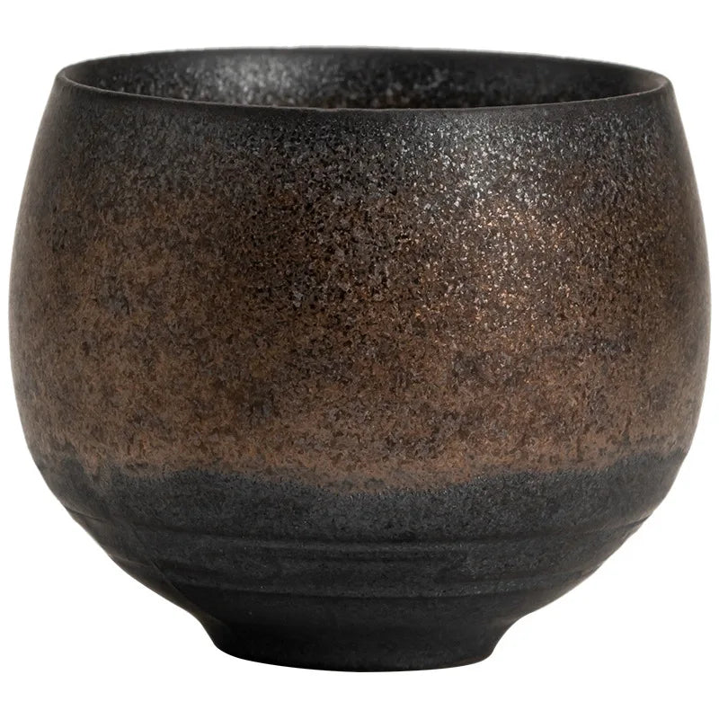 Tasse à Thé Kungfu en Grès Fait Main Style Ancien