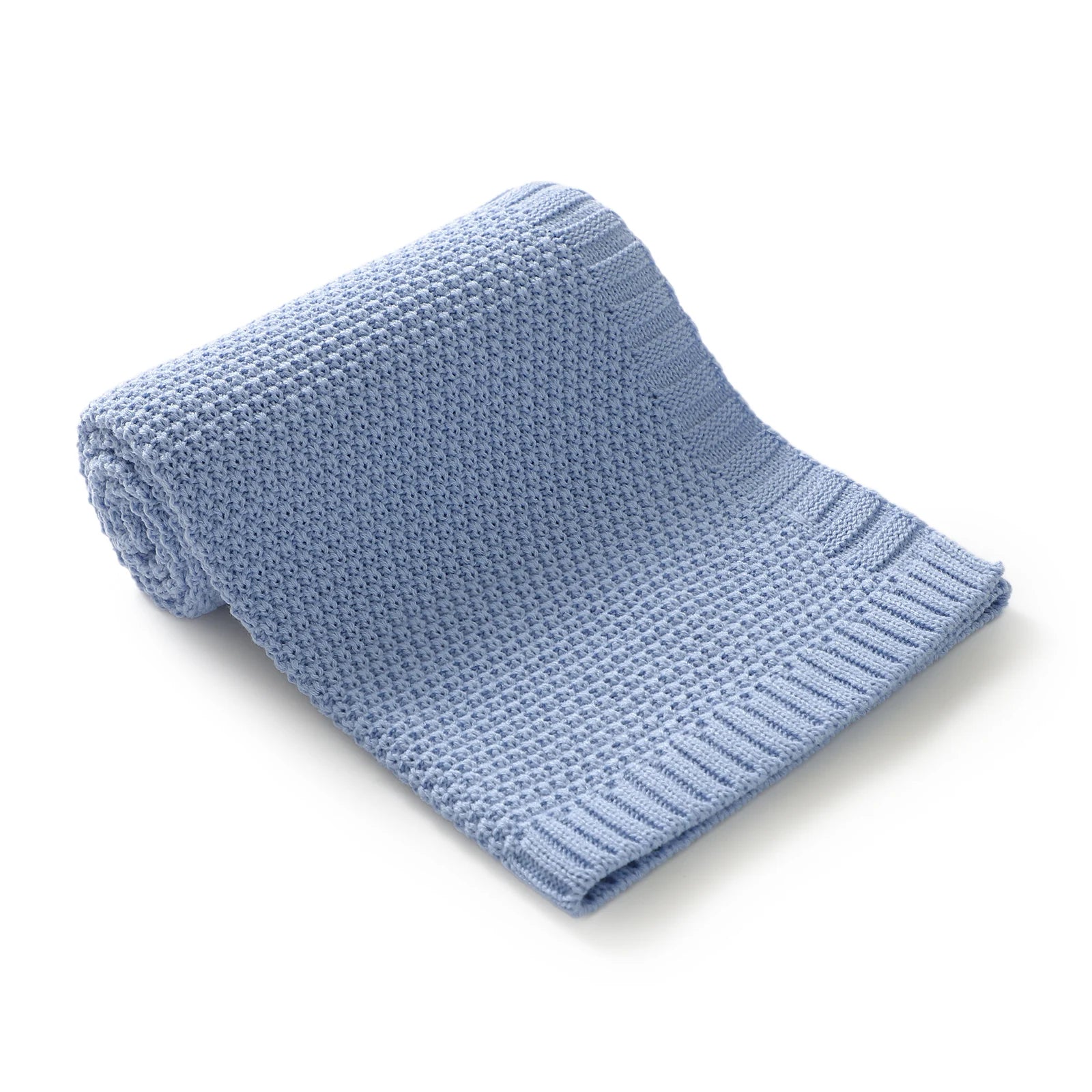 Couverture Bébé en Tricot Doux - Emmaillotage Confort