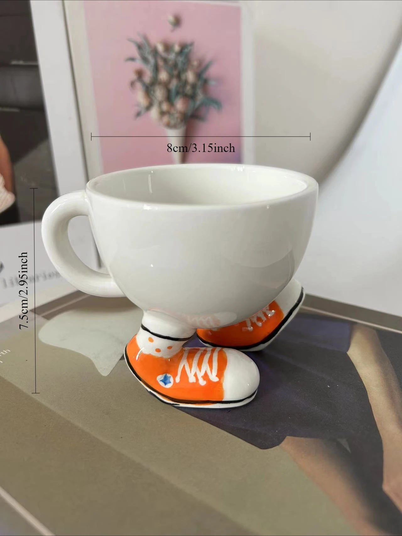Tasse Céramique Créative Forme Basket Sneakers