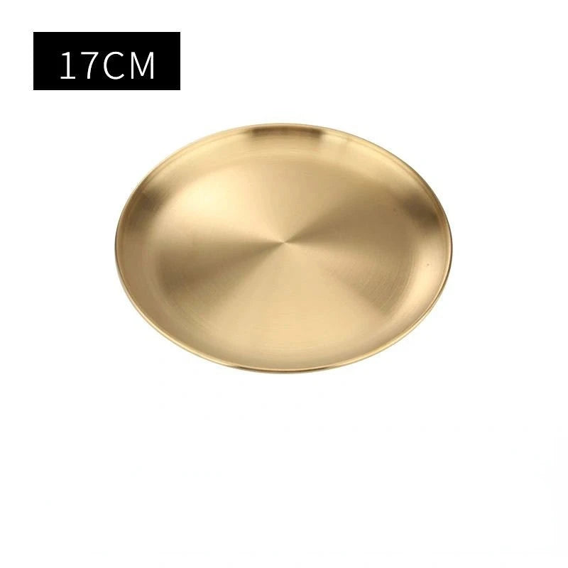 Stainless Steel Serving Tray – Rectangular Dessert Plate