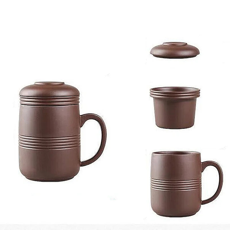 Tasse à Thé en Argile Pourpre Yixing avec Filtre