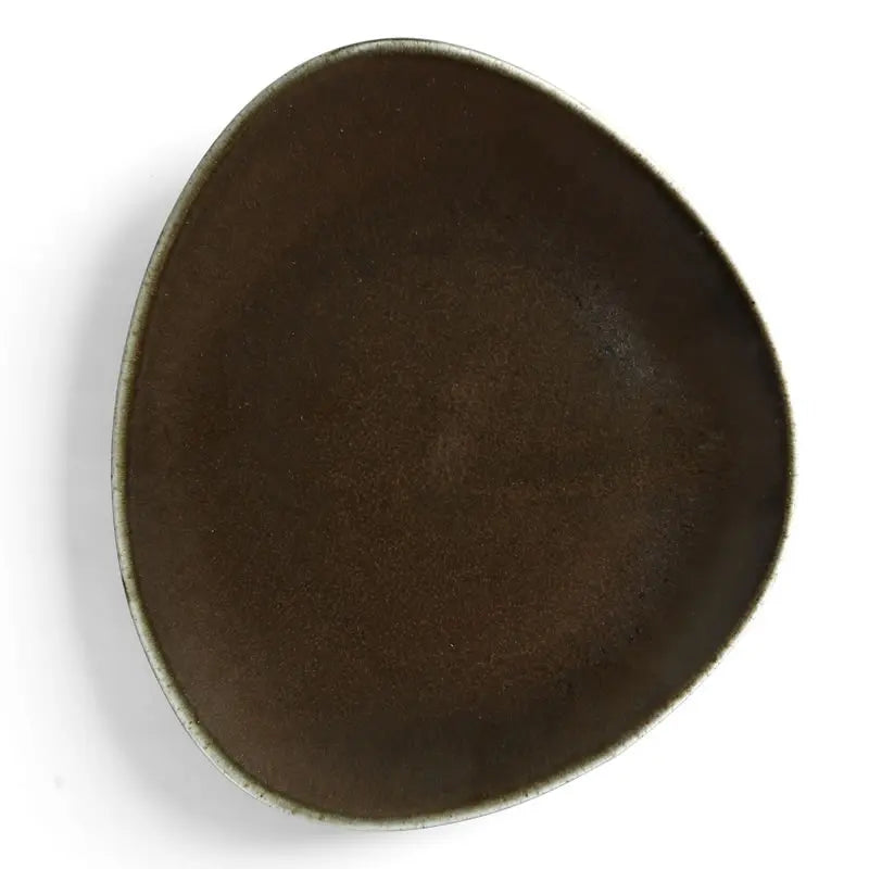Assiette en Céramique Forme Irrégulière Style Nordique