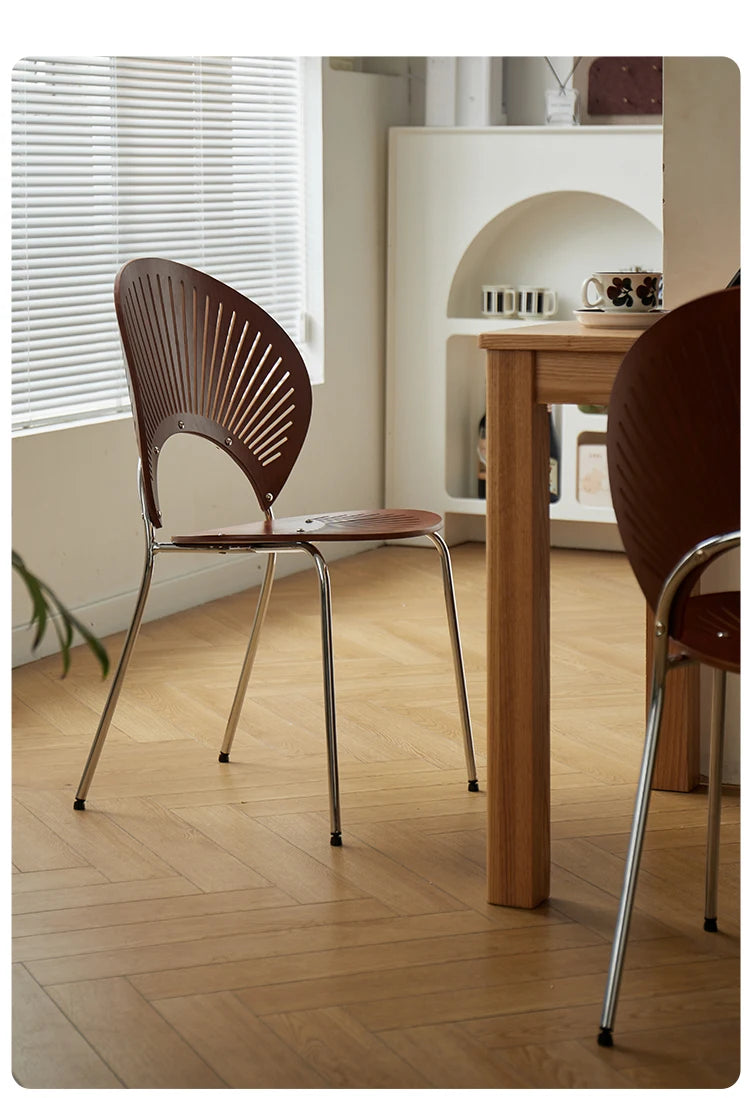 Chaise de Salle à Manger en Acier Inoxydable