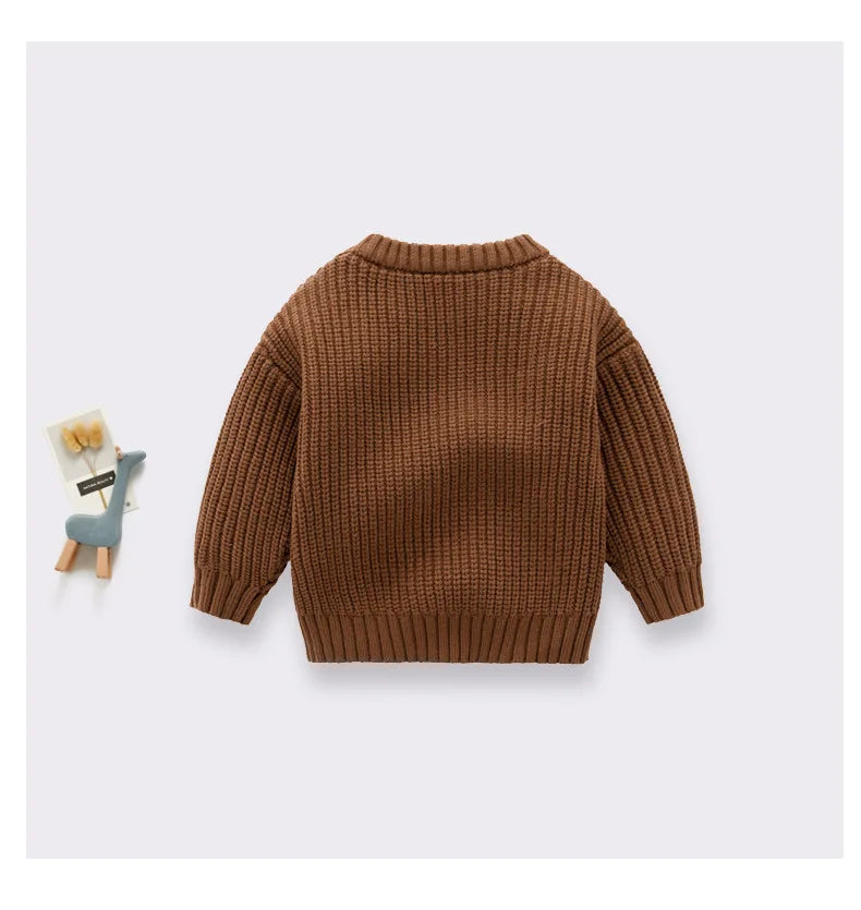 Pull Bébé Tricoté Épais Hiver