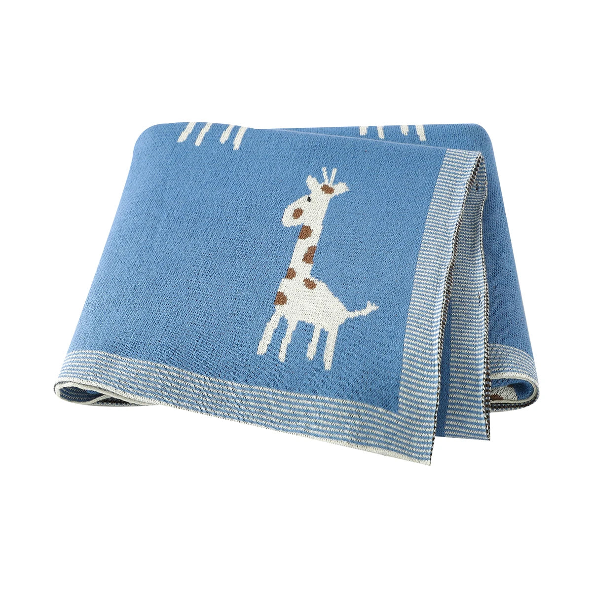 Couverture Bébé Tricotée en Coton Douce