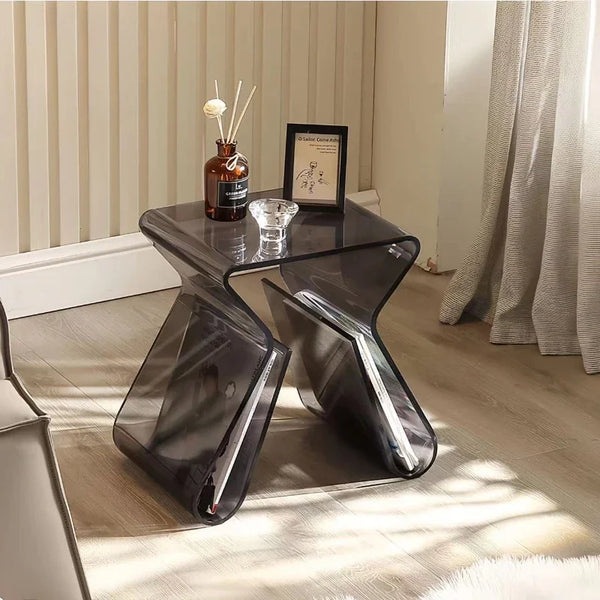 Table Basse en Acrylique Transparent - Design Épuré