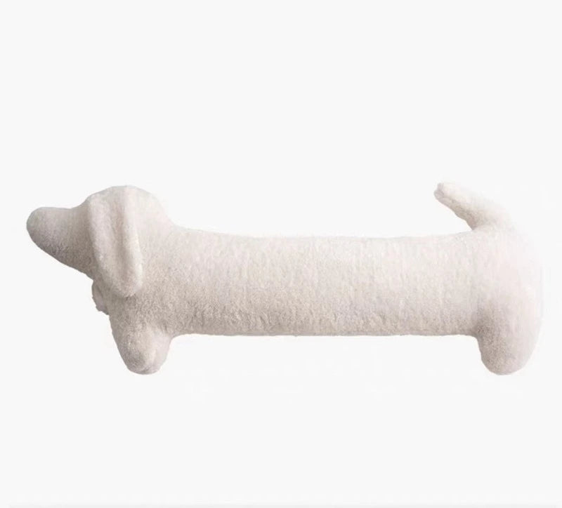 Coussin Teckel Cartoon - Oreiller Saucisse Décoratif