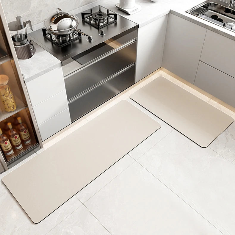 Diatomite Kitchen Runner Rug – Super Absorbent Non-Slip Mat