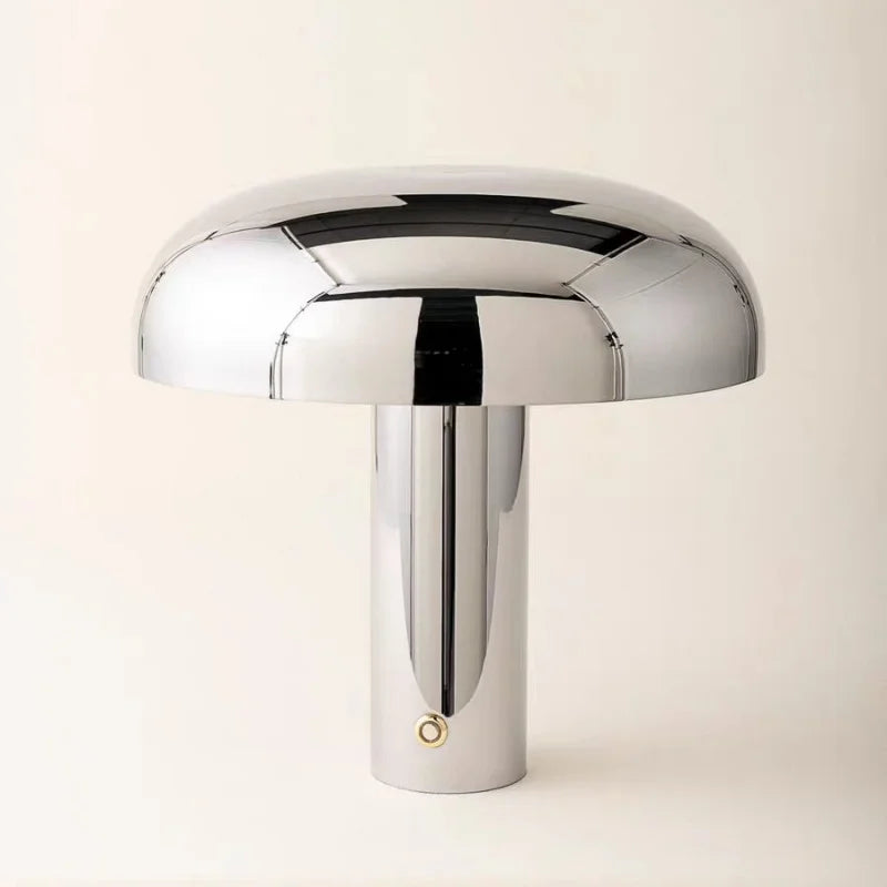 Stainless Steel Bedside Lamp – European Luxury Table Light