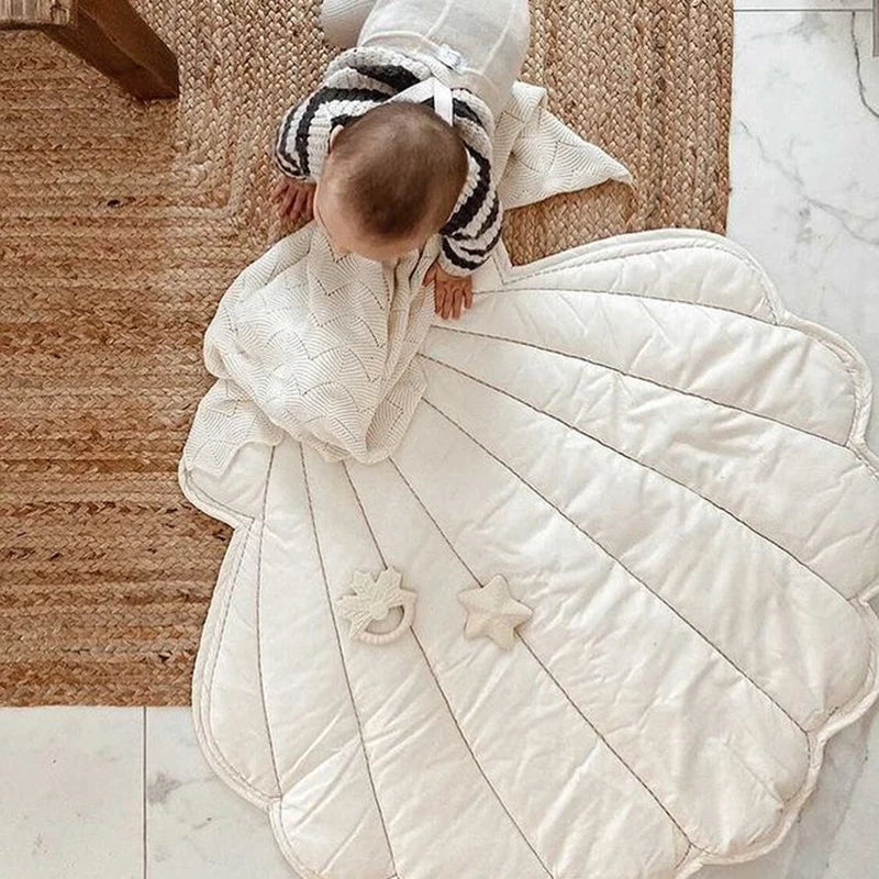 Tapis d'Éveil Coquillage en Coton
