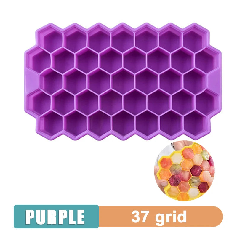 Grand Bac à Glaçons en Silicone Multi-Cavités