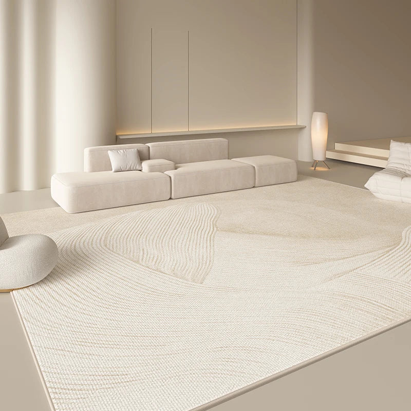 Tapis Style Japonais Minimaliste Peluche Douce Antidérapant