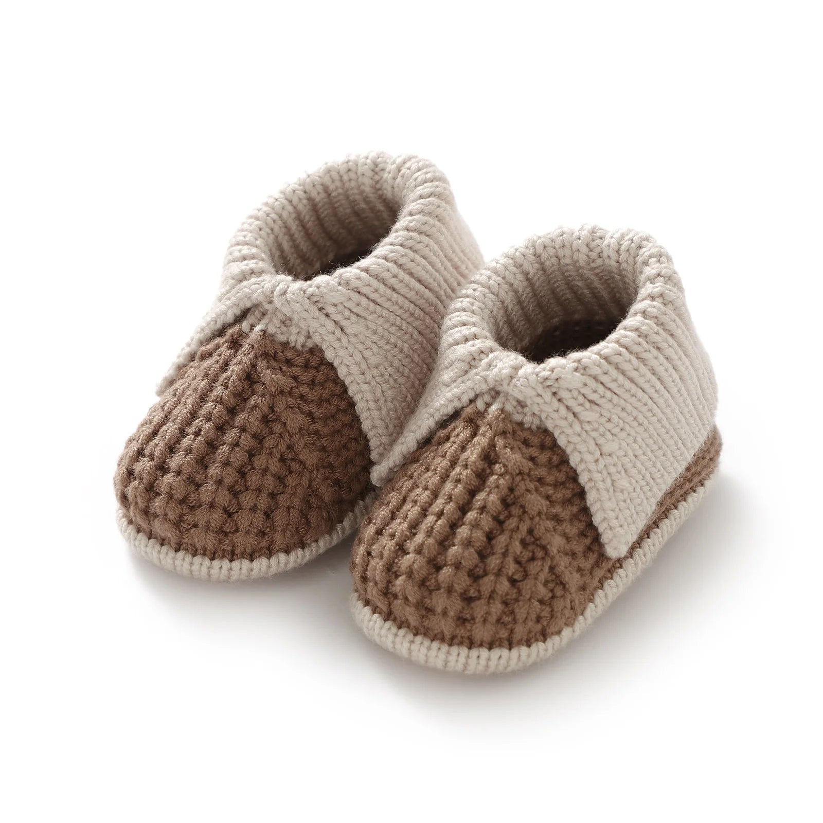 Bottines Bébé Tricotées Patchwork