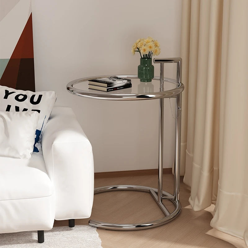Table Basse Relevable en Verre - Design Marocain Moderne