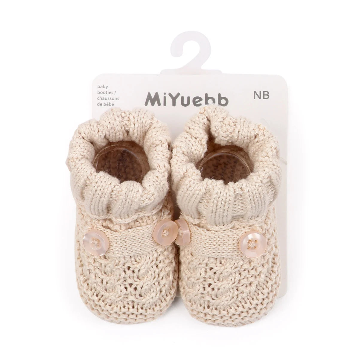 Chaussons Bébé Tricotés Motif Cartoon 0-3 Mois