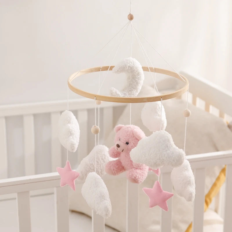 Mobile Musical en Bois pour Lit Bébé