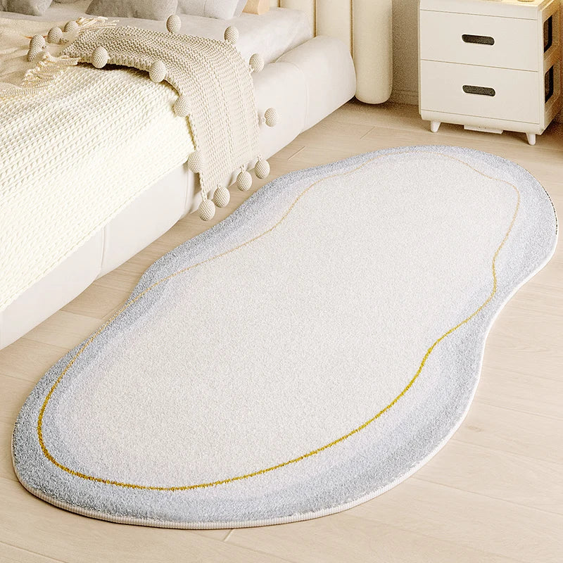 Tapis Moderne Effet Cachemire - Doux et Antidérapant