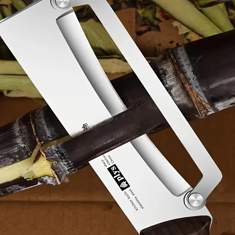 Éplucheur Inox Manche en Bois pour Fruits et Légumes