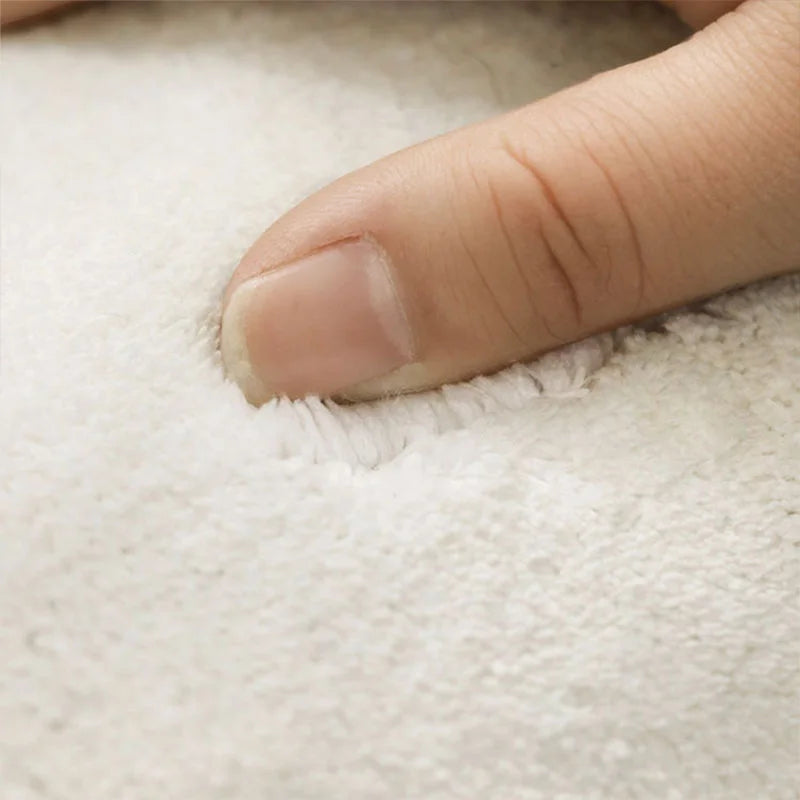 Grand Tapis Style Crème pour Salon et Chambre