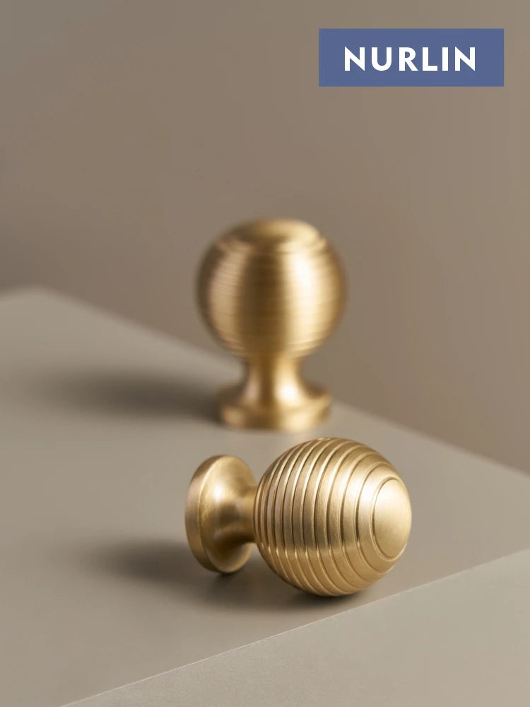 French Brass Knob – T-Bar Wardrobe Handle