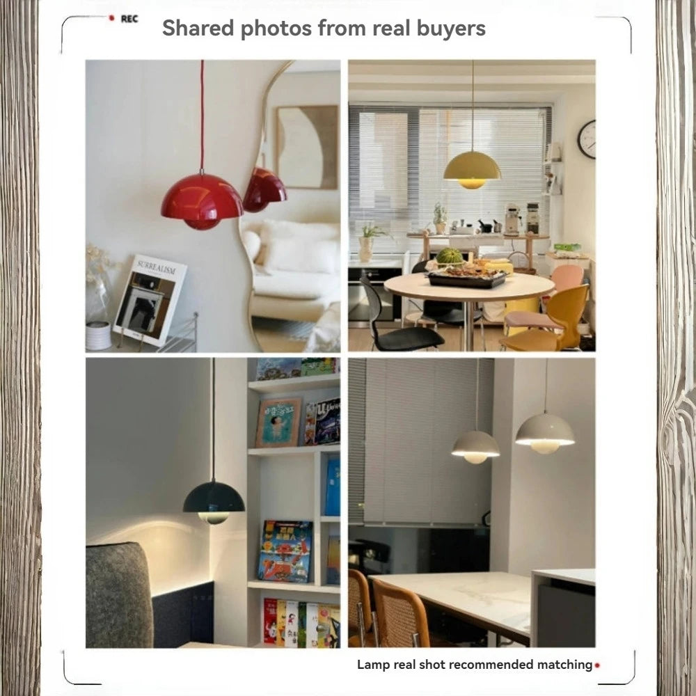 Danish Bud Pendant Light – Nordic Modern Hanging Lamp