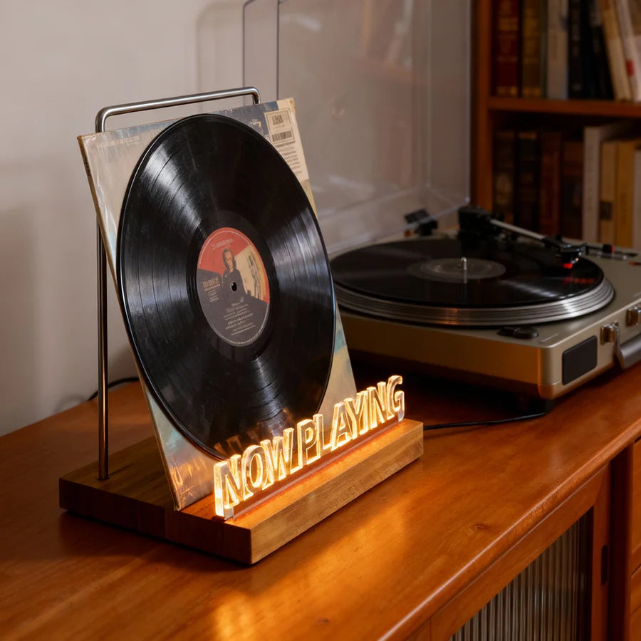 Présentoir Vinyle Lumineux - Support Décoratif pour Disques