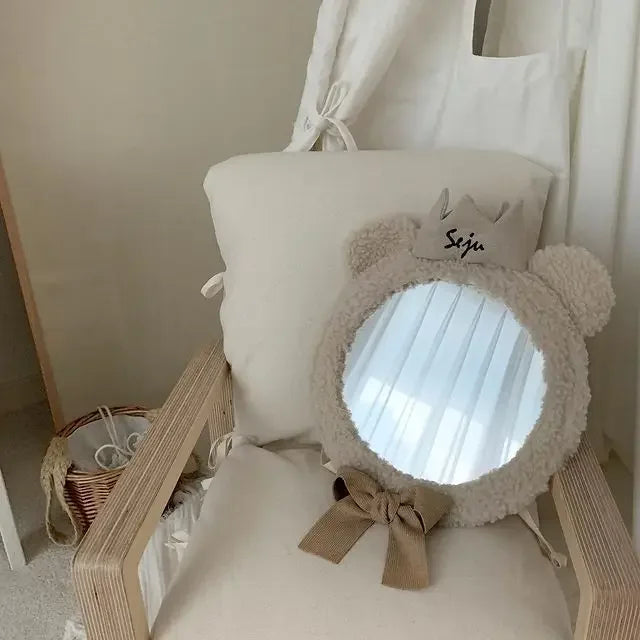 Miroir Décoratif Ourson Couronne