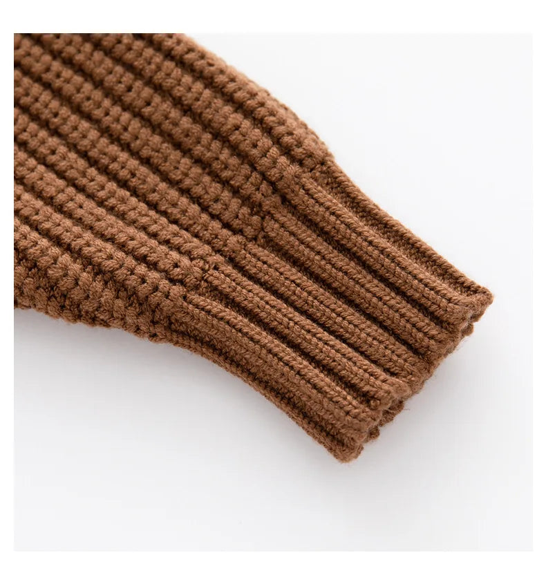 Pull Bébé Tricoté Épais Hiver