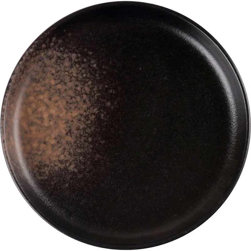 Assiette en Céramique Style Japonais pour Petit-Déjeuner