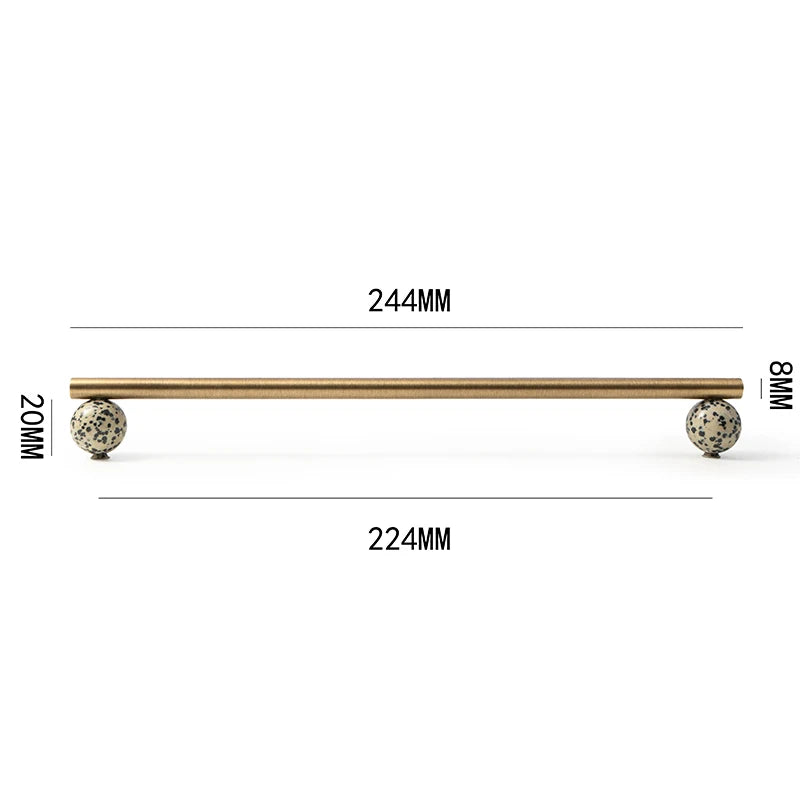 Stone & Bronze Handle – Nordic Art Knob