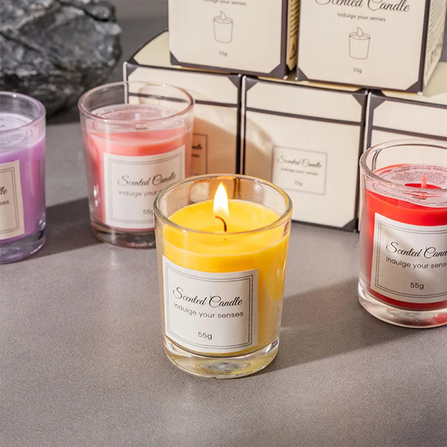 Bougie Parfumée Artisanale Coffret Premium
