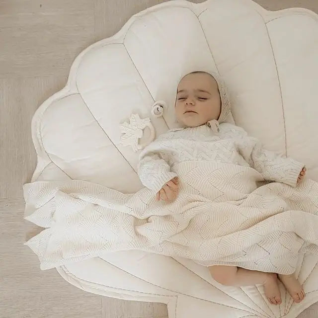 Tapis d'Éveil Coquillage en Coton