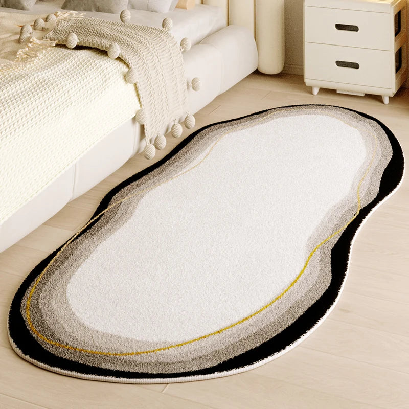 Tapis Moderne Effet Cachemire - Doux et Antidérapant